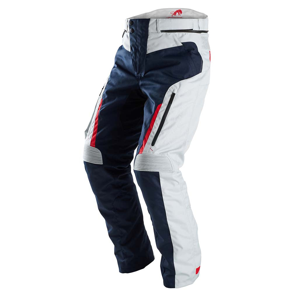 Furygan Killington Textile Trouser Blue / Pearl / Red FREE 1 YEAR Returns, FREE UK Delivery | ThrottleChimp