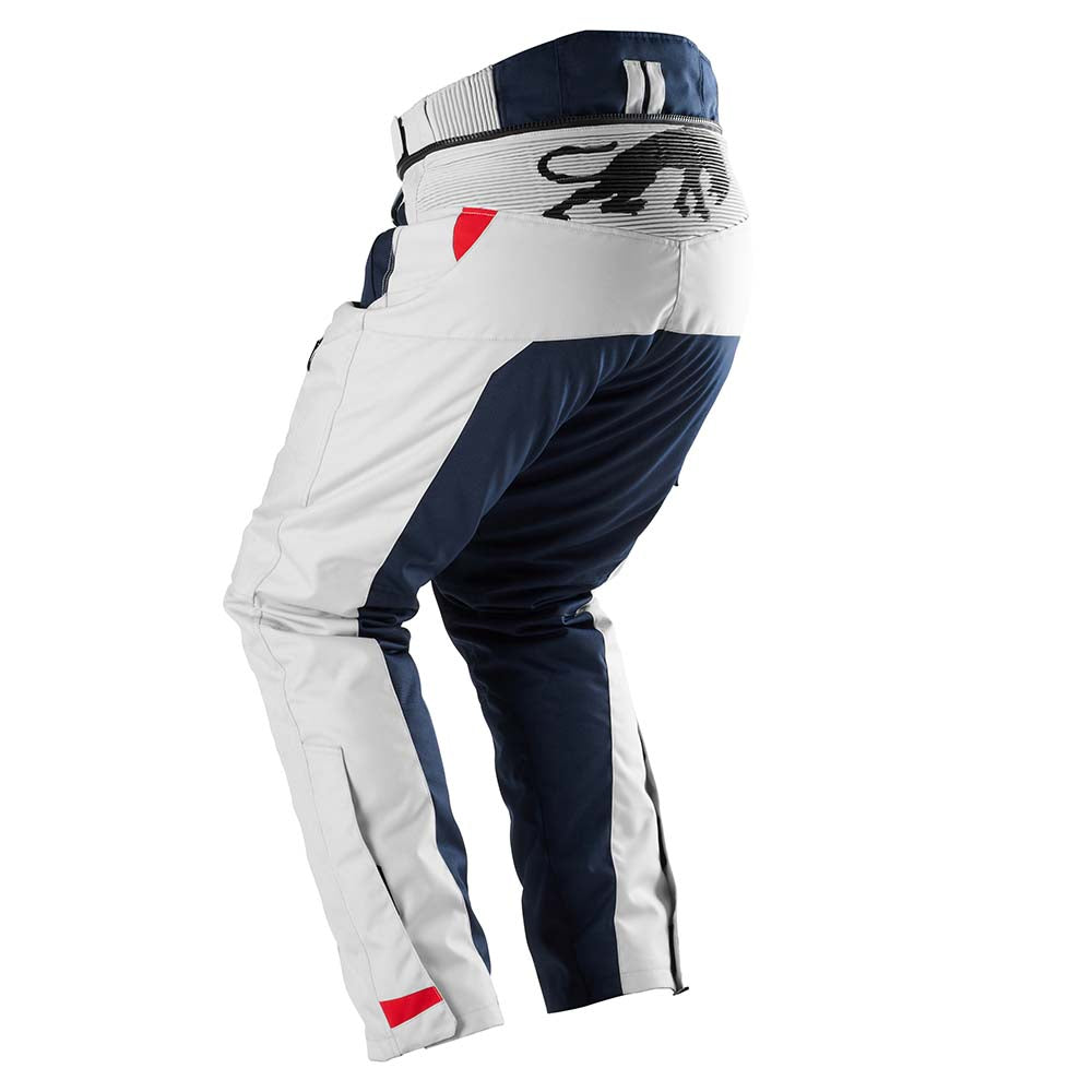 Furygan Killington Textile Trouser Blue / Pearl / Red FREE 1 YEAR Returns, FREE UK Delivery | ThrottleChimp