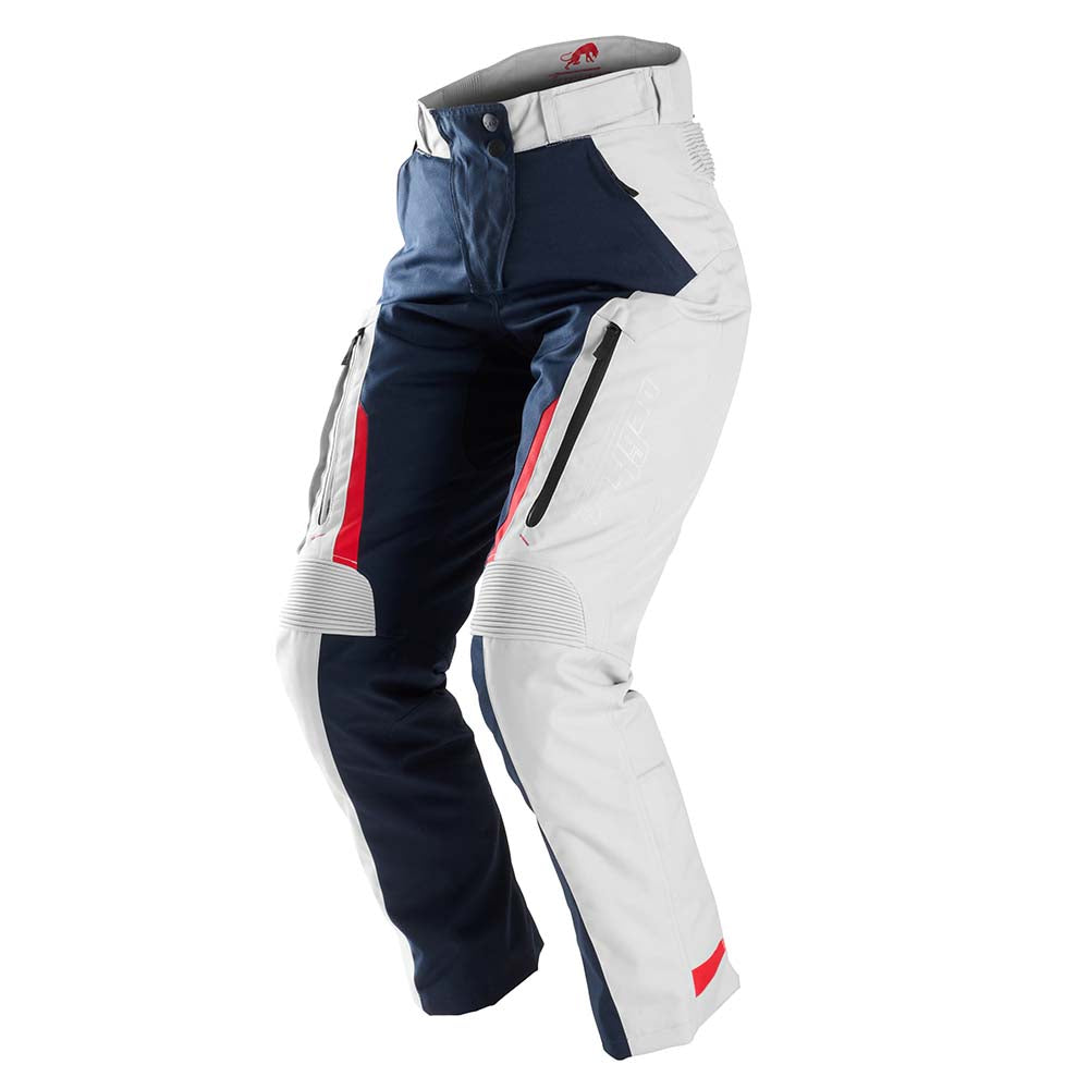 Furygan Killington Ladies Textile Trouser Blue / Pearl / Red FREE 1 YEAR Returns, FREE UK Delivery | ThrottleChimp