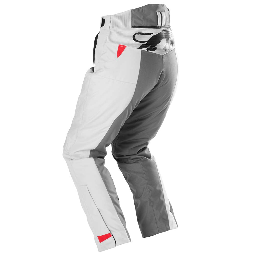 Furygan Killington Ladies Textile Trouser Grey / Pearl / Red FREE 1 YEAR Returns, FREE UK Delivery | ThrottleChimp