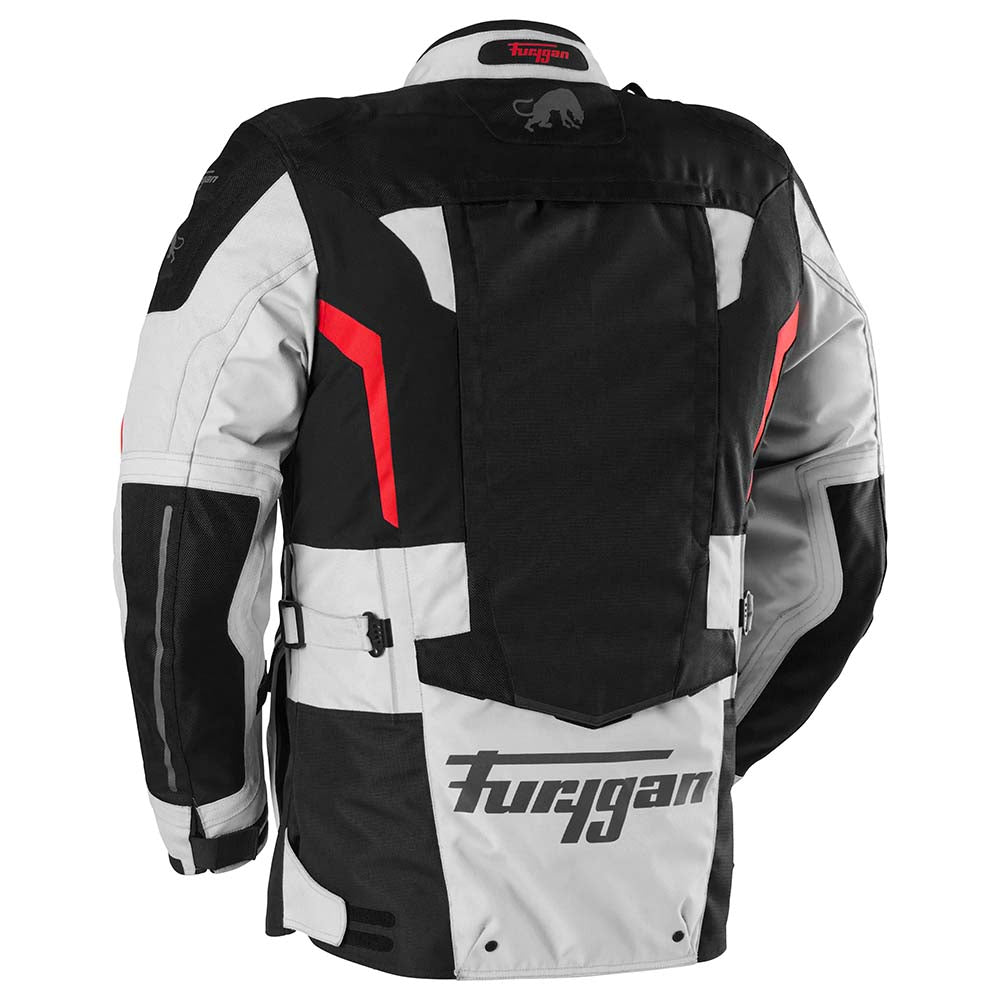 Furygan Montroc Kevlar Primaloft 3-In-1+ Jacket Black / Pearl / Red FREE 1 YEAR Returns, FREE UK Delivery | ThrottleChimp