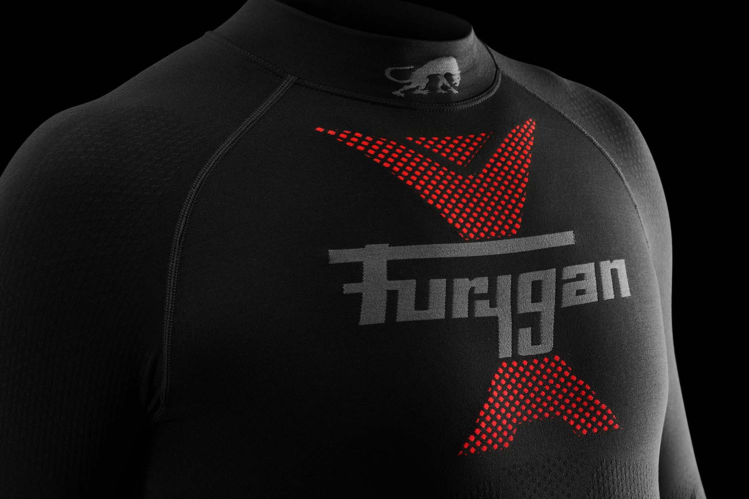 Furygan Active 37.5 Thermo Base Layer Long Sleeves T-Shirt Black / Red FREE 1 YEAR Returns, FREE UK Delivery | ThrottleChimp