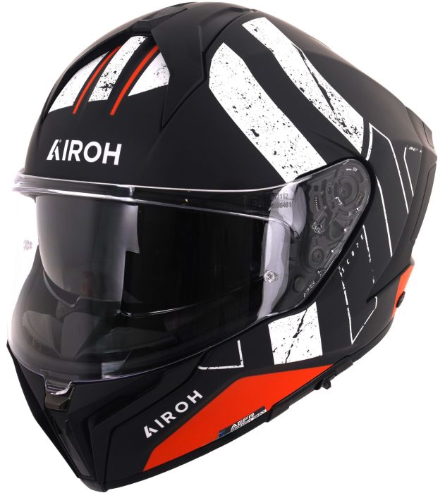 Airoh Matryx Full Face Helmet Scope Matt Orange FREE 1 YEAR Returns, FREE UK Delivery | ThrottleChimp