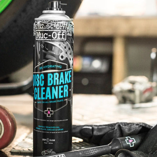 Muc-Off Motorcycle Disc Brake Cleaner - 400ml FREE 1 YEAR Returns, FREE UK Delivery | ThrottleChimp