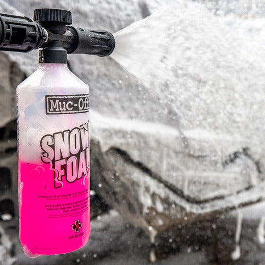 Muc-Off Motorcycle Washing Snow Foam - 1 Litre FREE 1 YEAR Returns, FREE UK Delivery | ThrottleChimp