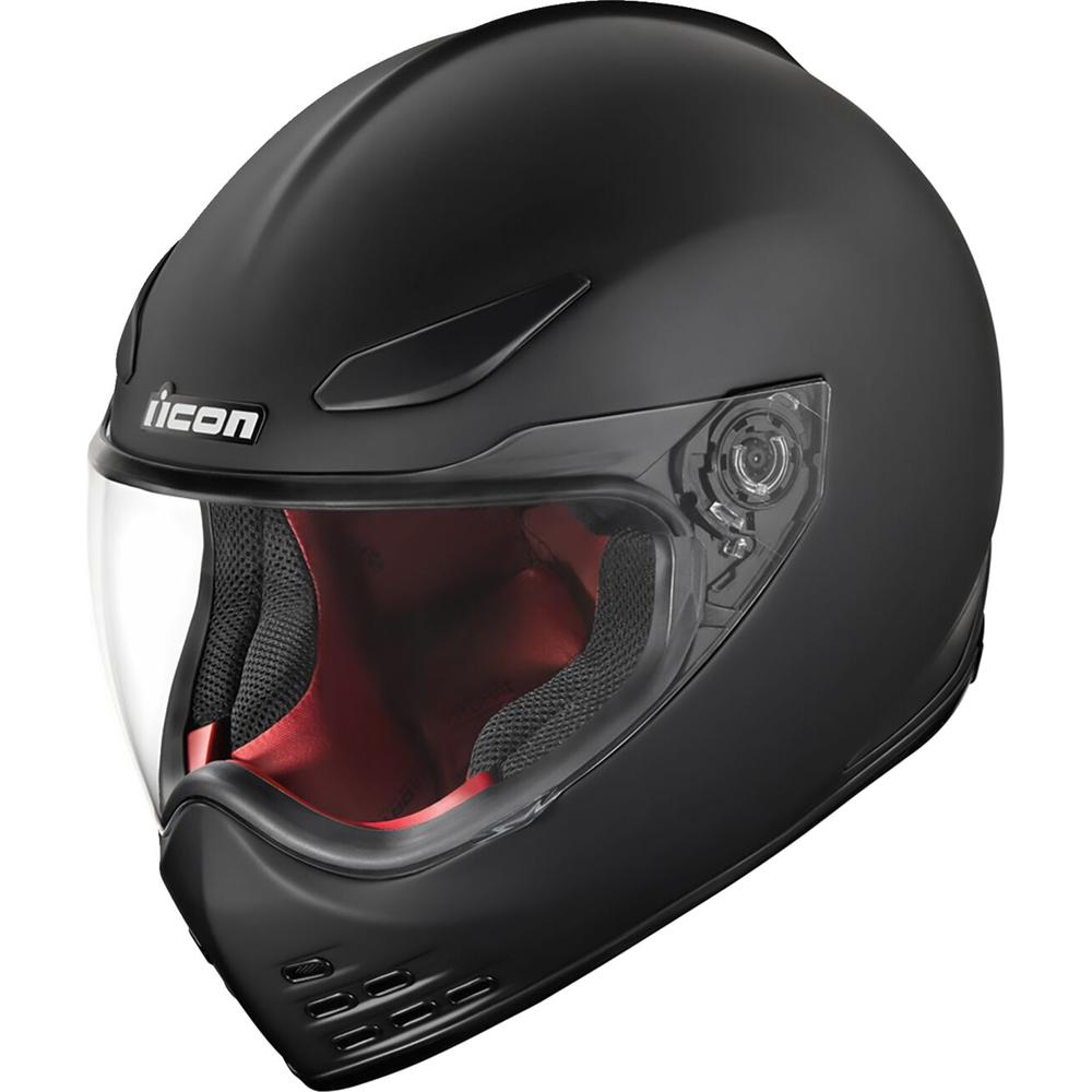 Icon Domain Rubatone Full Face Helmet Matt Black