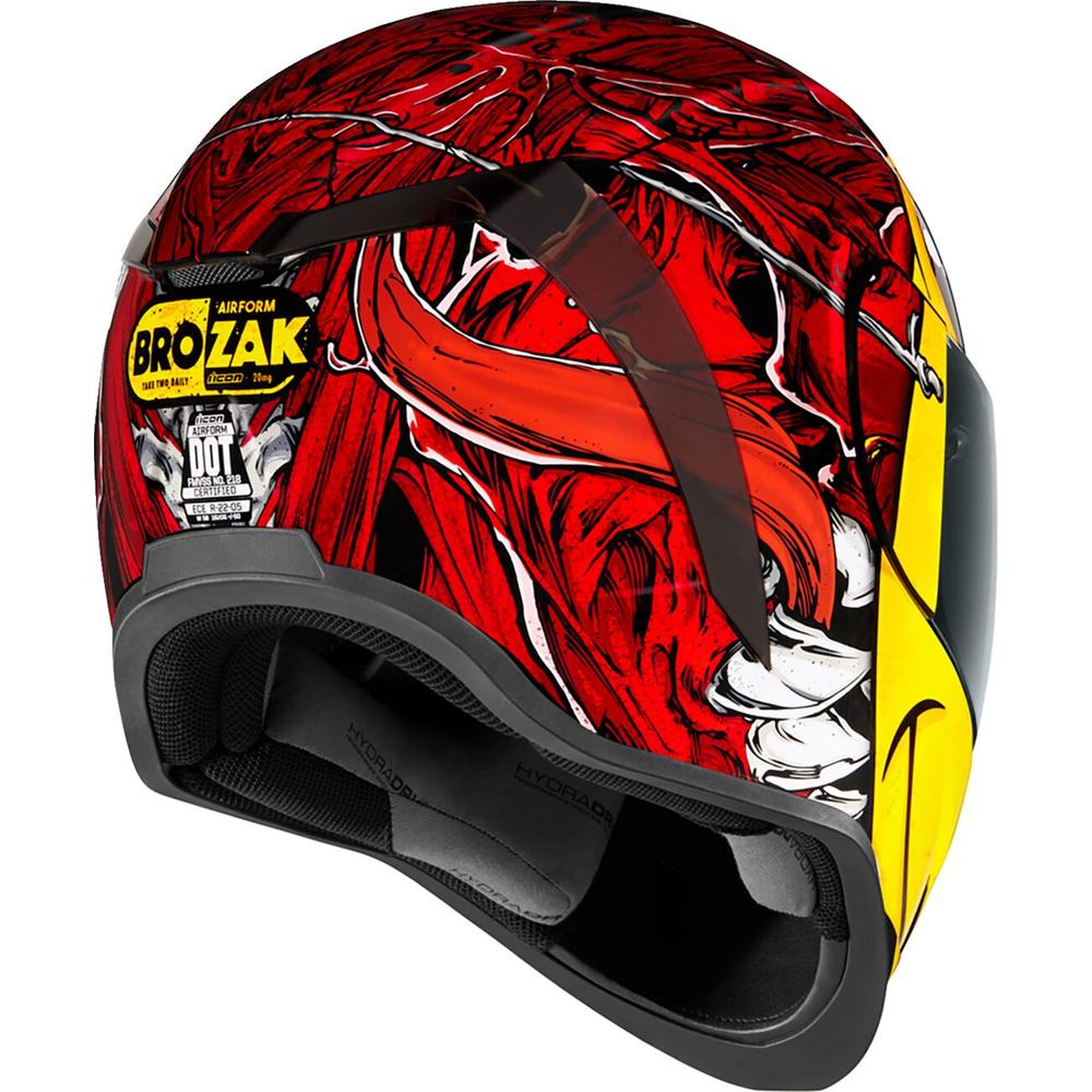 Icon Airform Brozak MIPS Full Face Helmet Red