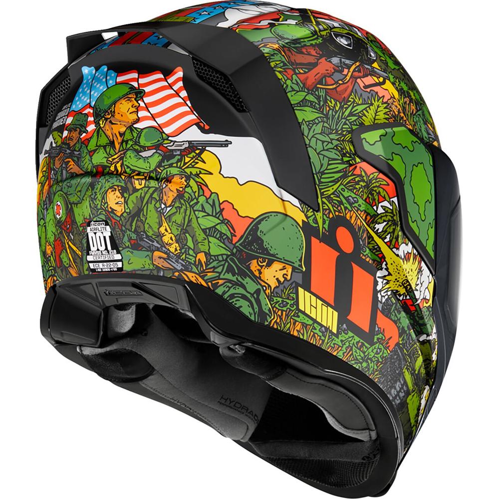 Icon Airflite GP23 Full Face Helmet Green