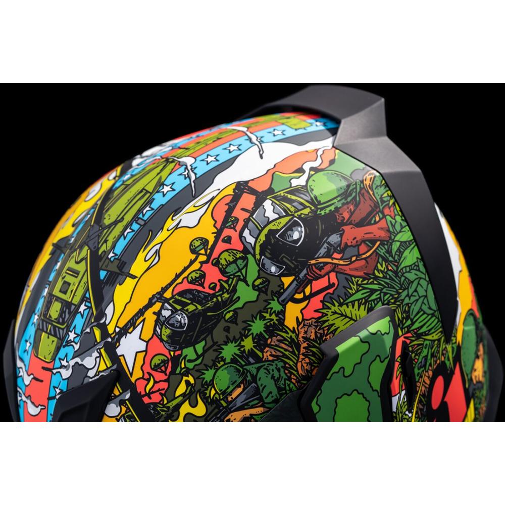 Icon Airflite GP23 Full Face Helmet Green