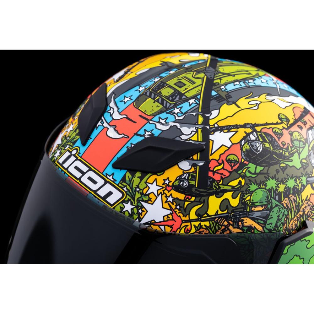 Icon Airflite GP23 Full Face Helmet Green