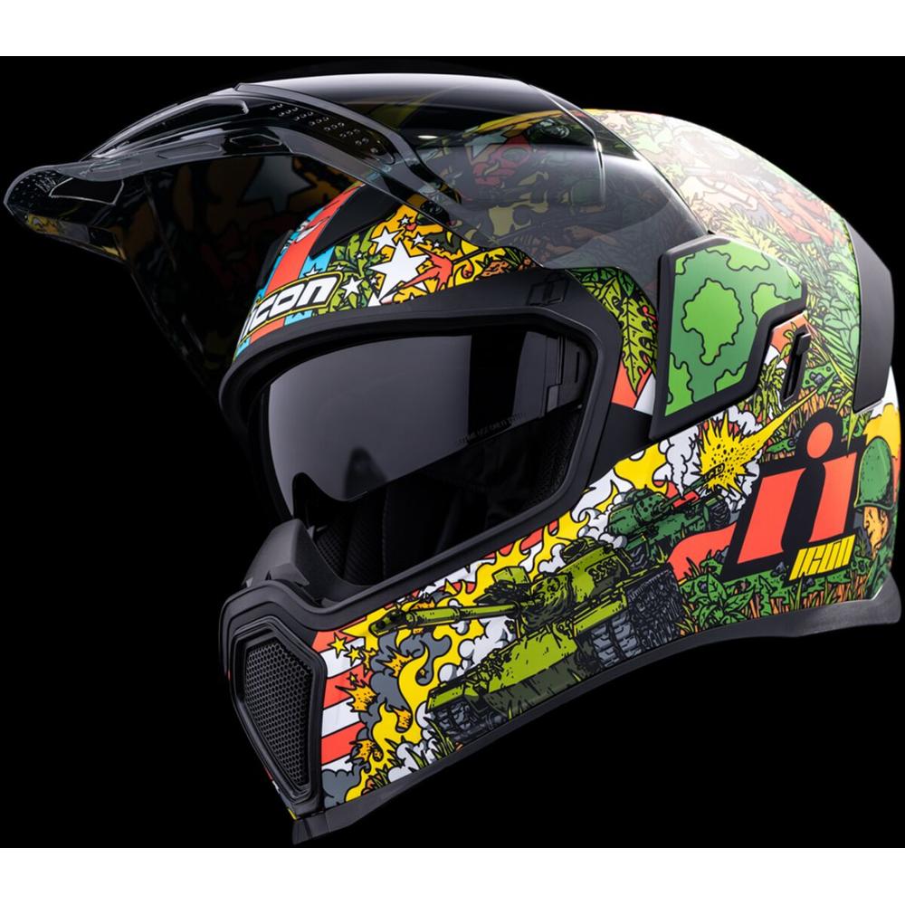 Icon Airflite GP23 Full Face Helmet Green