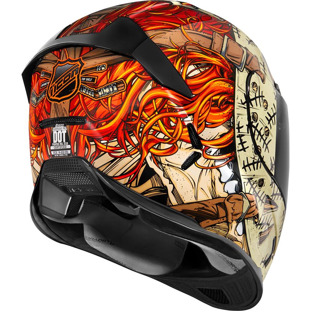 Icon Airframe Pro TopShelf Full Face Helmet Red