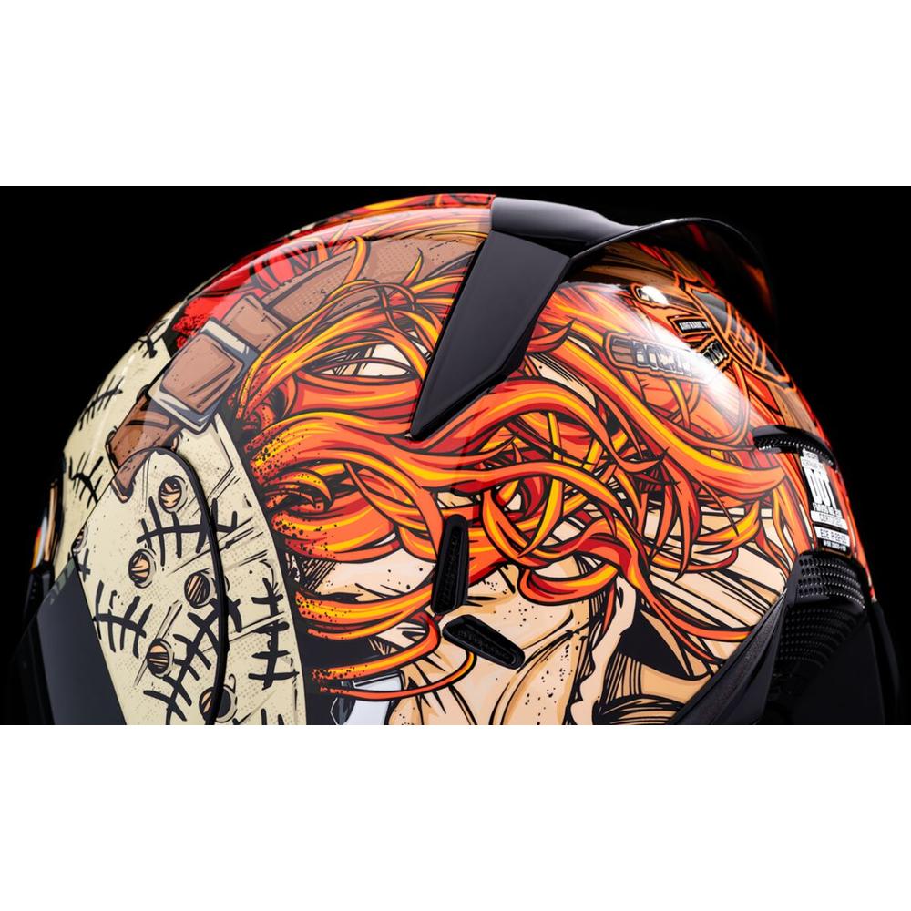 Icon Airframe Pro TopShelf Full Face Helmet Red