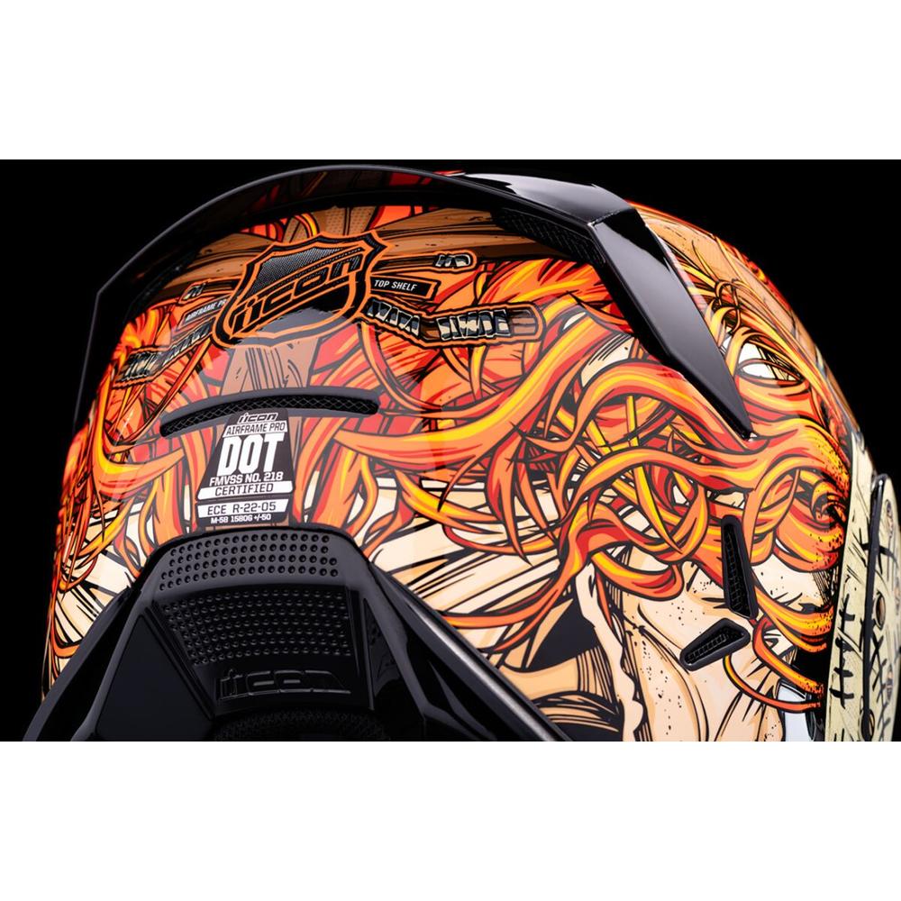 Icon Airframe Pro TopShelf Full Face Helmet Red