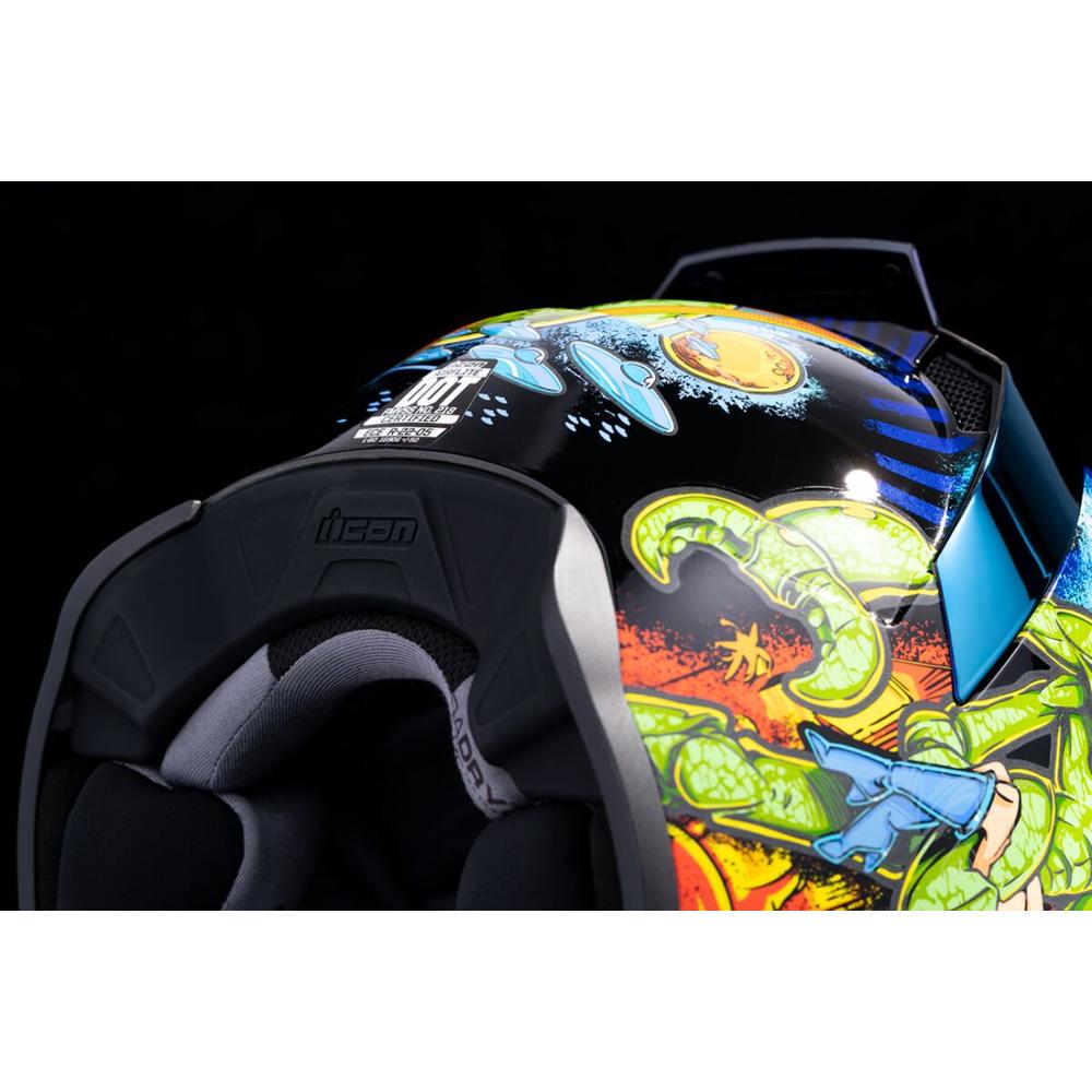 Icon Airflite Bugoid Blitz Full Face Helmet Blue