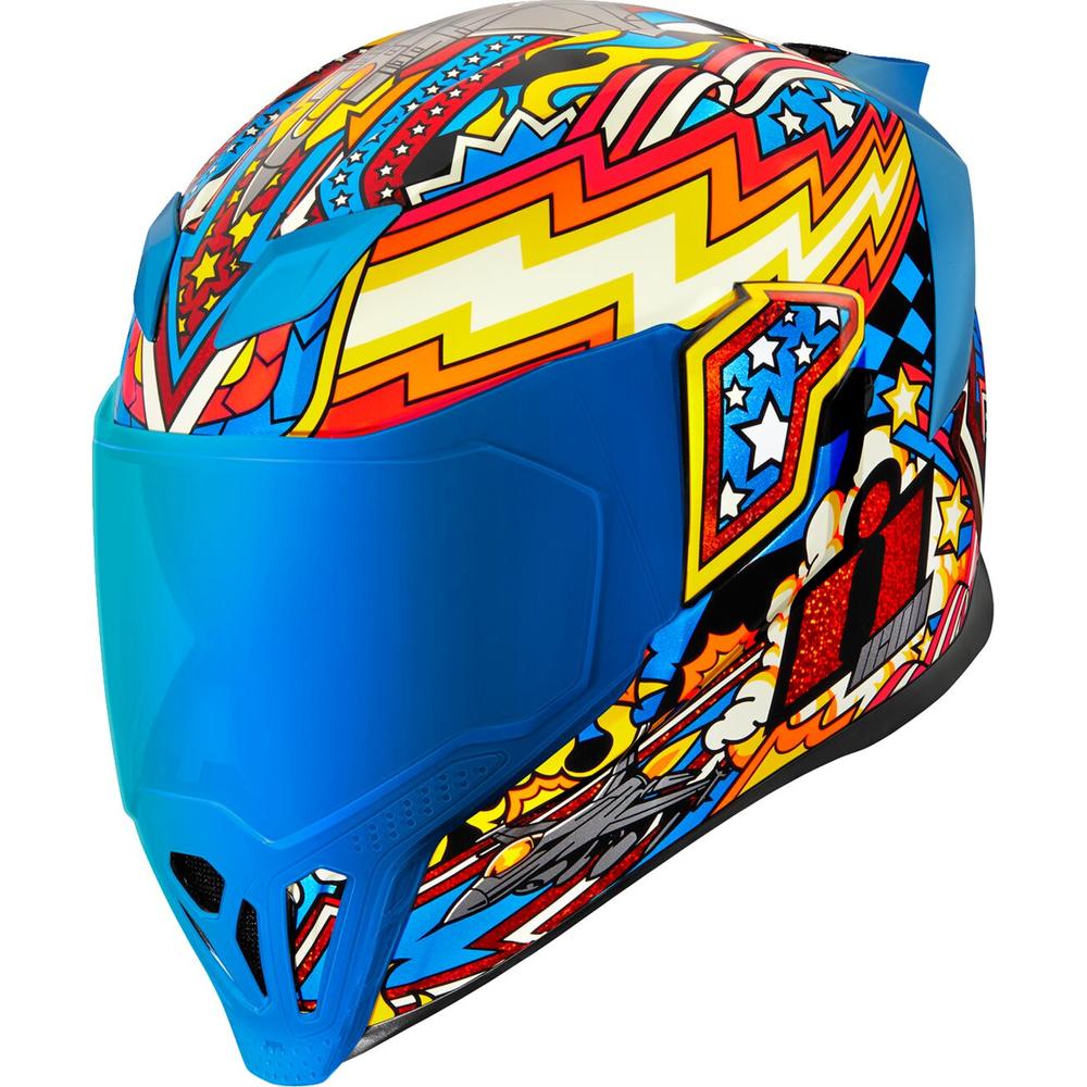 Icon Airflite Flyboy Full Face Helmet Blue