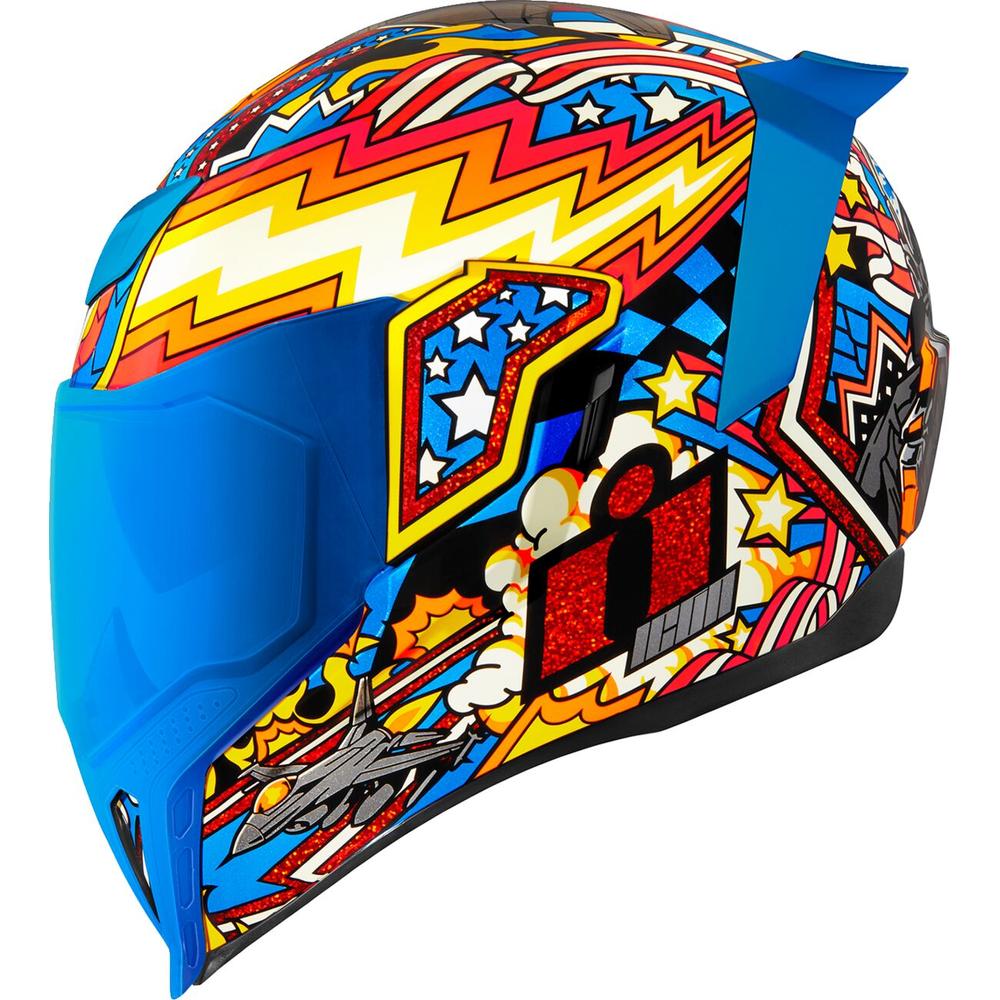 Icon Airflite Flyboy Full Face Helmet Blue