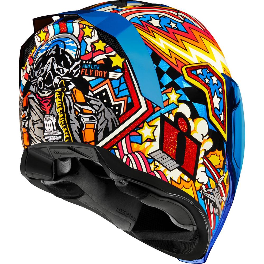 Icon Airflite Flyboy Full Face Helmet Blue