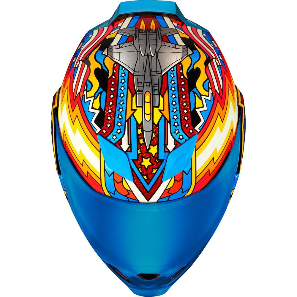 Icon Airflite Flyboy Full Face Helmet Blue