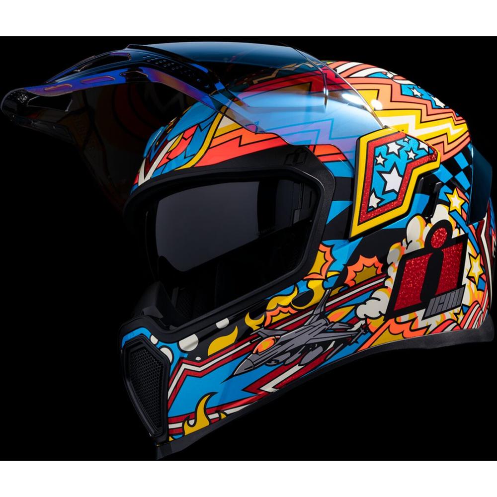 Icon Airflite Flyboy Full Face Helmet Blue