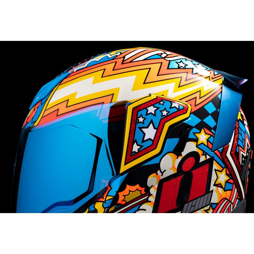 Icon Airflite Flyboy Full Face Helmet Blue