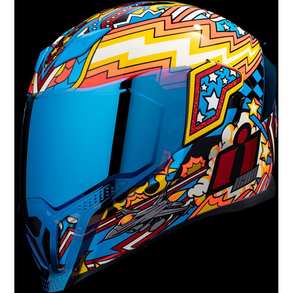 Icon Airflite Flyboy Full Face Helmet Blue