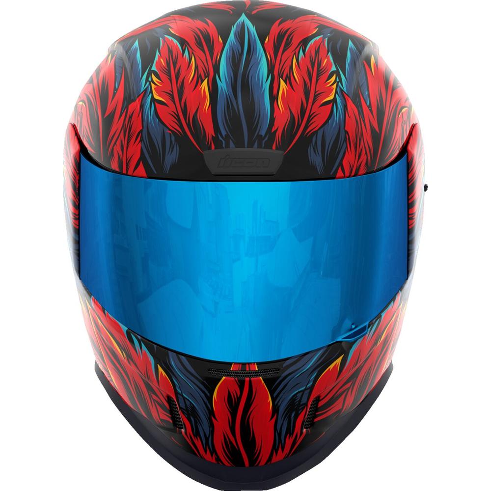 Icon Airform Fever Dream Full Face Helmet Blue FREE 1 YEAR Returns, FREE UK Delivery | ThrottleChimp