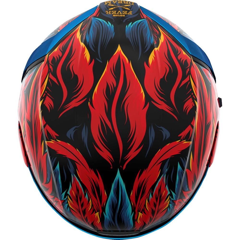 Icon Airform Fever Dream Full Face Helmet Blue FREE 1 YEAR Returns, FREE UK Delivery | ThrottleChimp