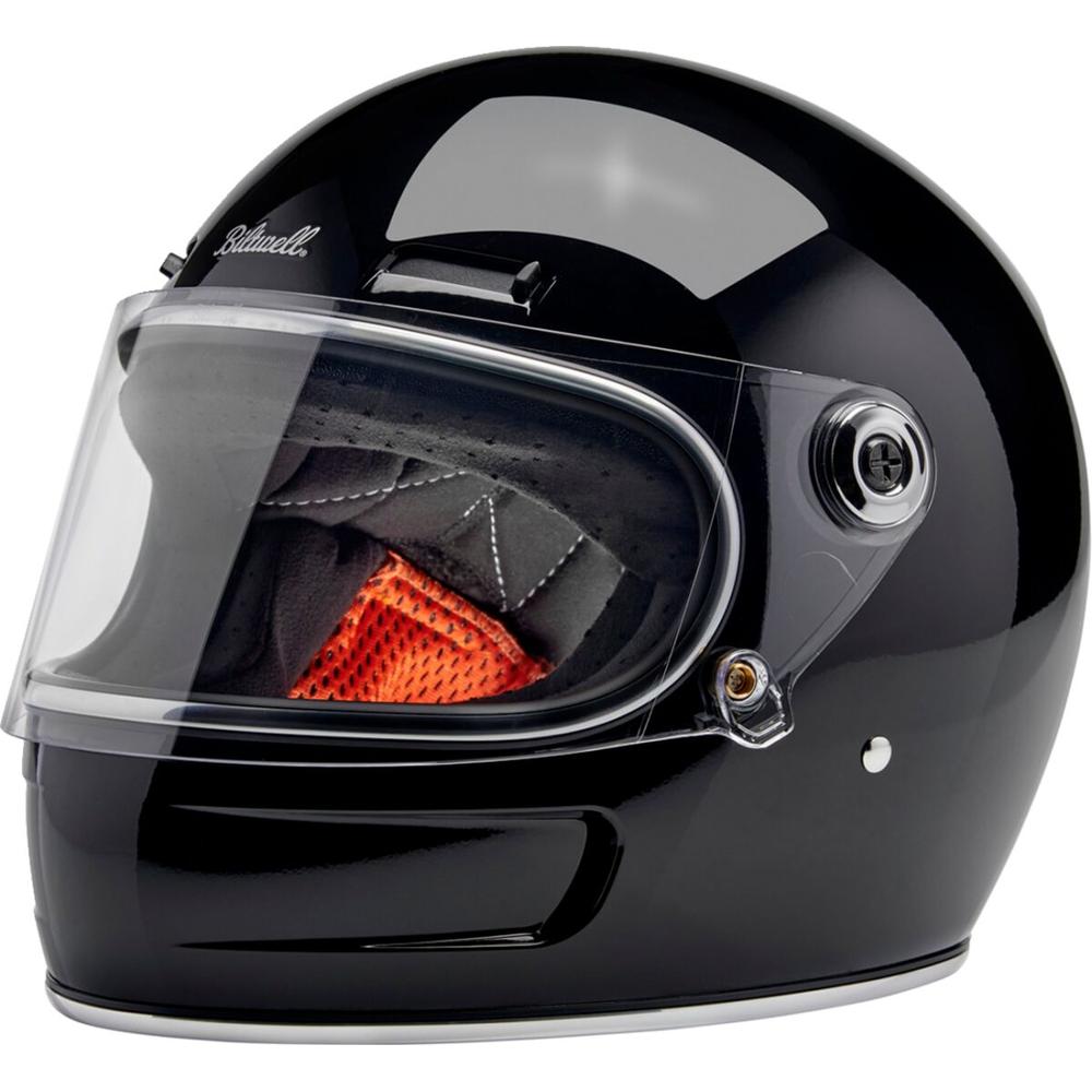 Biltwell Gringo SV Full Face Helmet Gloss Black