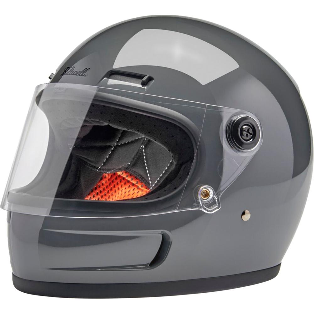 Biltwell Gringo SV Full Face Helmet Gloss Storm Grey