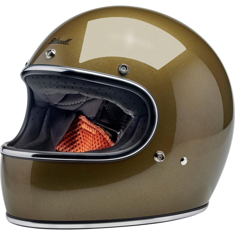 Biltwell Gringo Full Face Helmet Gloss Gold