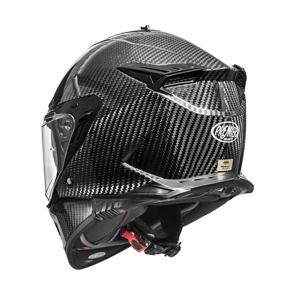 Premier Streetfighter Carbon Full Face Helmet Gloss Black FREE 1 YEAR Returns, FREE UK Delivery | ThrottleChimp