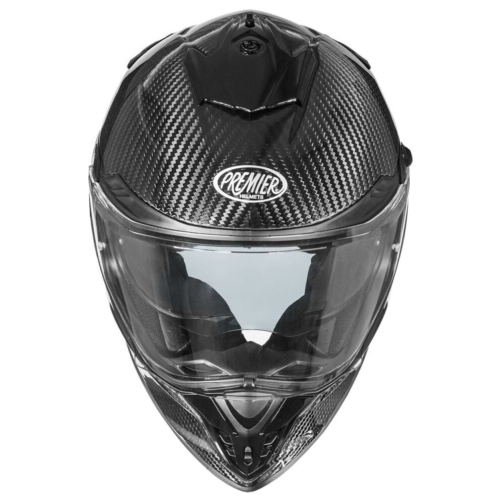 Premier Streetfighter Carbon Full Face Helmet Gloss Black FREE 1 YEAR Returns, FREE UK Delivery | ThrottleChimp