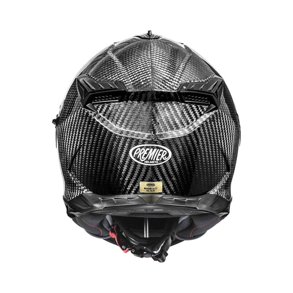 Premier Streetfighter Carbon Full Face Helmet Gloss Black FREE 1 YEAR Returns, FREE UK Delivery | ThrottleChimp