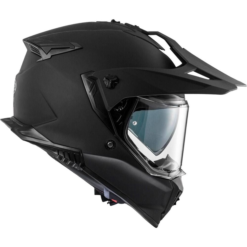 Premier Discovery Adventure Helmet Matt Black FREE 1 YEAR Returns, FREE UK Delivery | ThrottleChimp