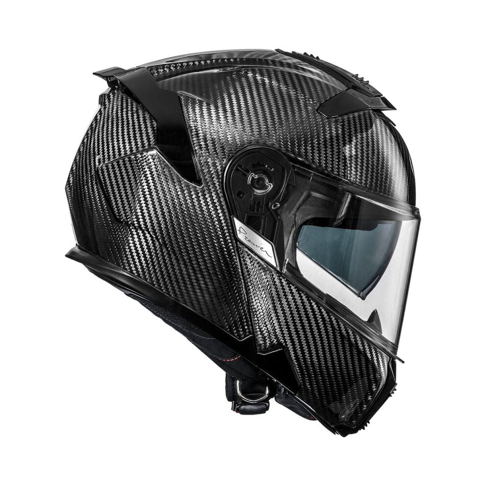 Premier Legacy GT Carbon Flip Up Helmet Gloss Black FREE 1 YEAR Returns, FREE UK Delivery | ThrottleChimp