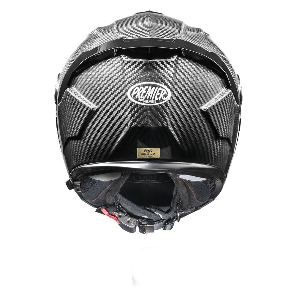 Premier Legacy GT Carbon Flip Up Helmet Gloss Black FREE 1 YEAR Returns, FREE UK Delivery | ThrottleChimp