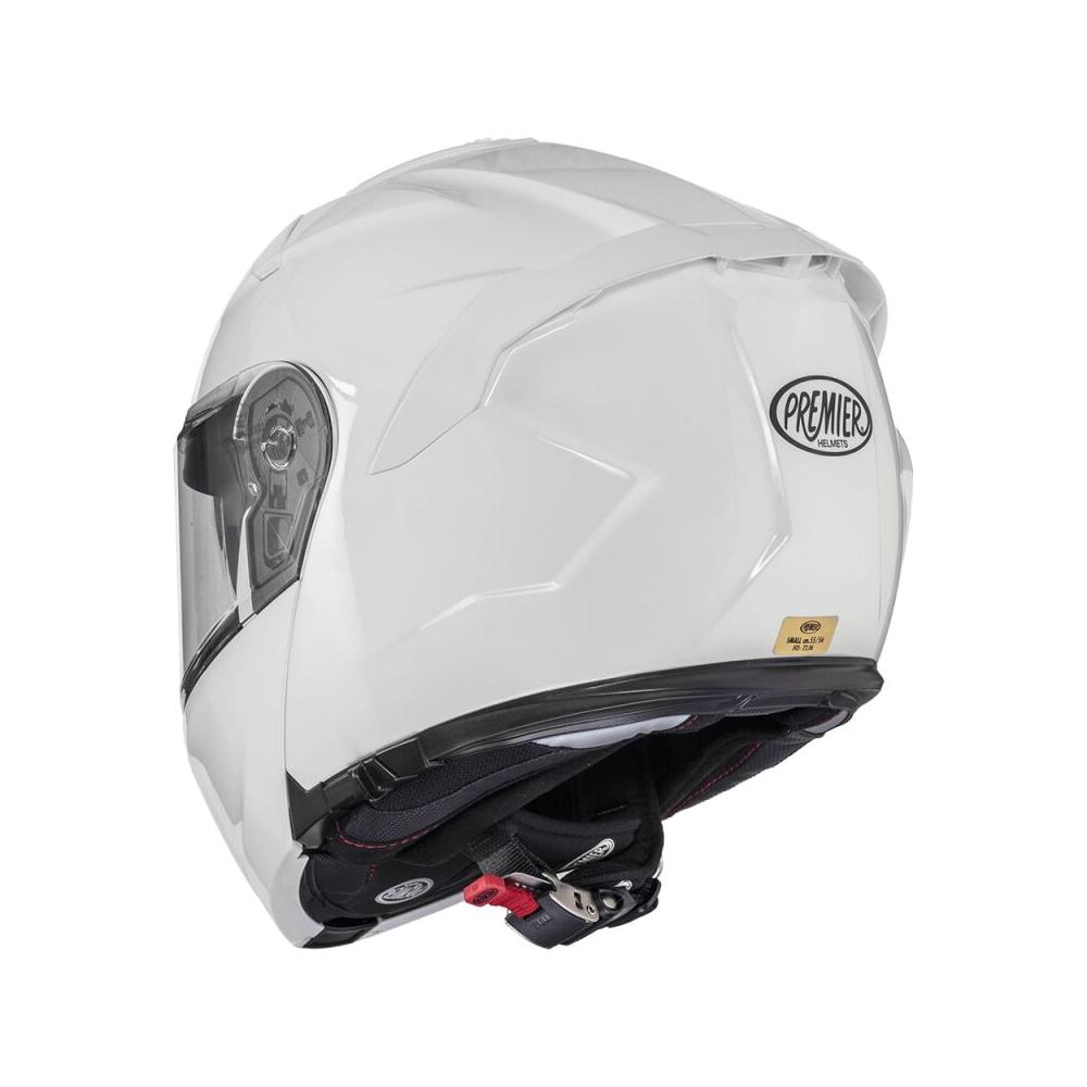 Premier Legacy GT U8 Flip Up Helmet Matt White FREE 1 YEAR Returns, FREE UK Delivery | ThrottleChimp