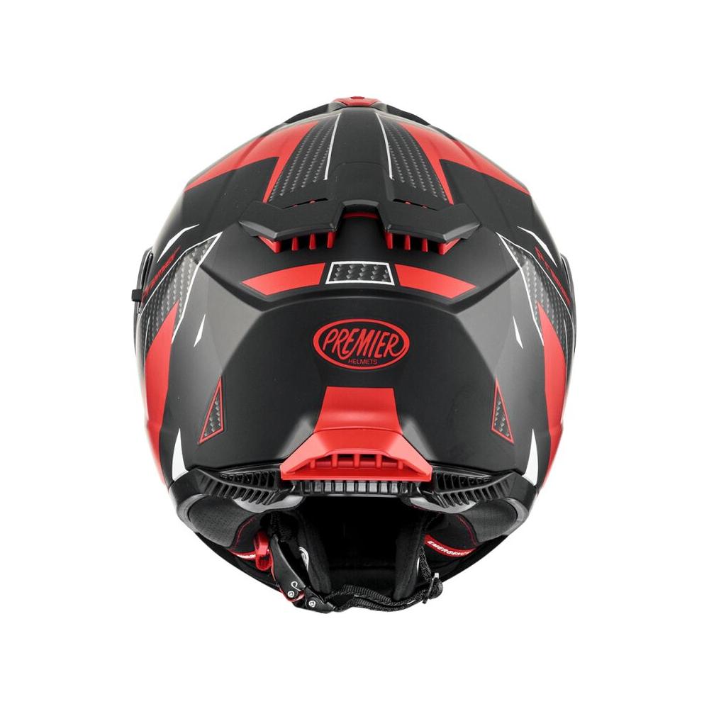 Premier Typhoon RS 92 Full Face Helmet Matt Black / Red