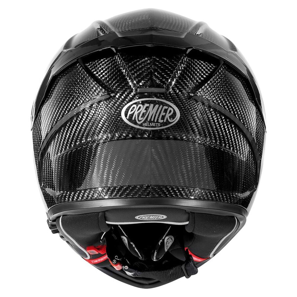 Premier Devil Carbon Full Face Helmet Black FREE 1 YEAR Returns, FREE UK Delivery | ThrottleChimp