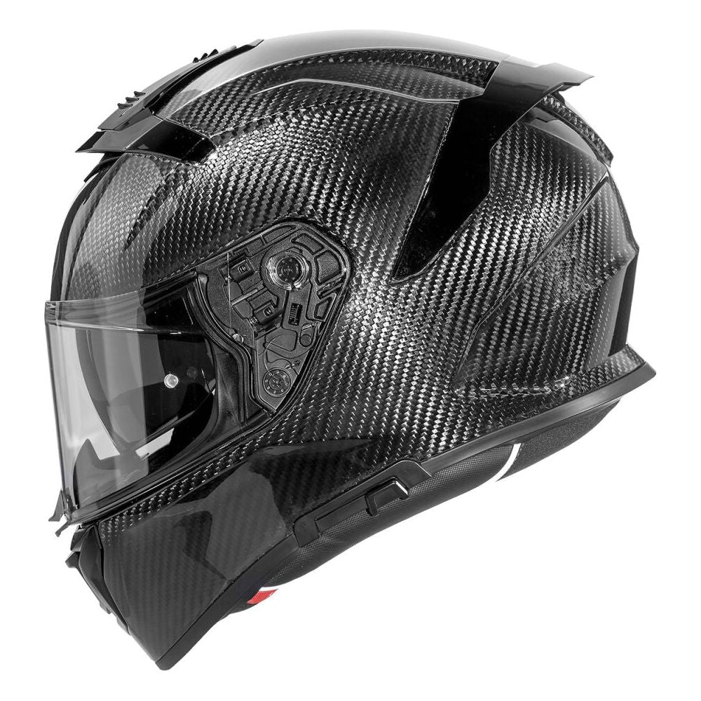 Premier Devil Carbon Full Face Helmet Black FREE 1 YEAR Returns, FREE UK Delivery | ThrottleChimp