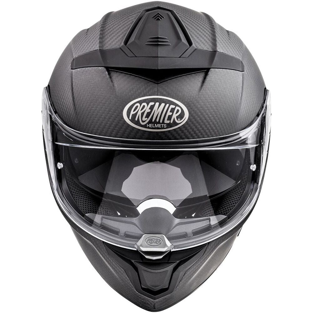 Premier Devil Carbon Full Face Helmet Matt Black FREE 1 YEAR Returns, FREE UK Delivery | ThrottleChimp