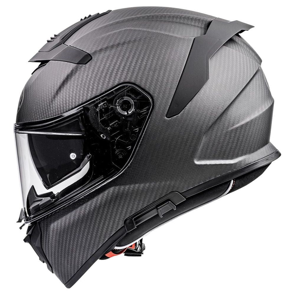 Premier Devil Carbon Full Face Helmet Matt Black FREE 1 YEAR Returns, FREE UK Delivery | ThrottleChimp