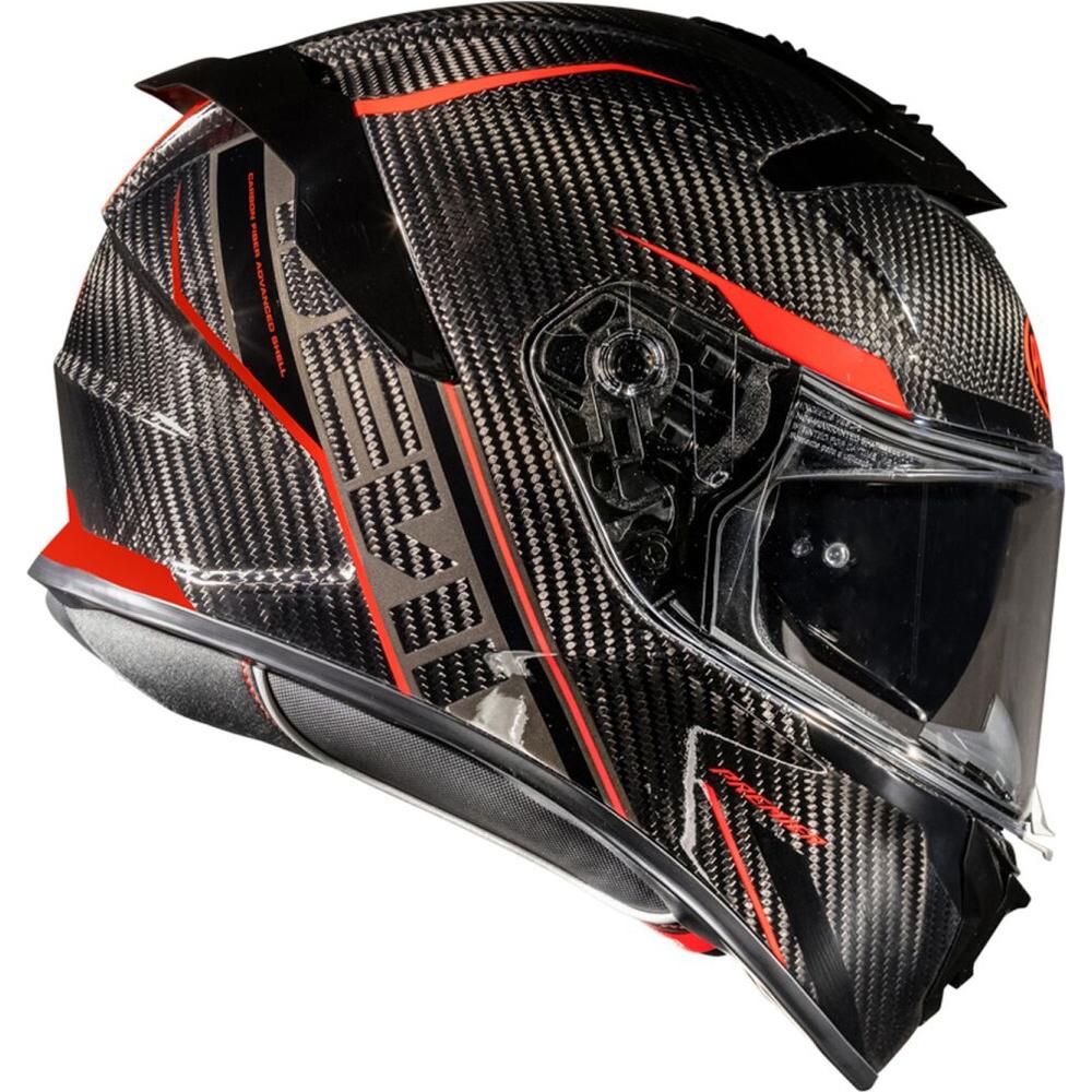 Premier Devil Carbon ST 2 Full Face Helmet Black / Red FREE 1 YEAR Returns, FREE UK Delivery | ThrottleChimp