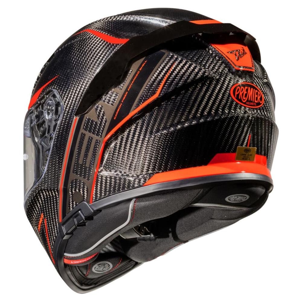 Premier Devil Carbon ST 2 Full Face Helmet Black / Red FREE 1 YEAR Returns, FREE UK Delivery | ThrottleChimp