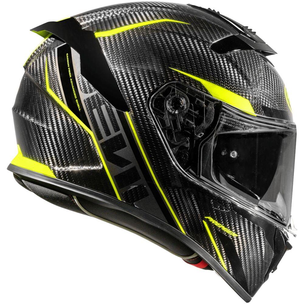 Premier Devil Carbon ST Y Full Face Helmet Black / Yellow