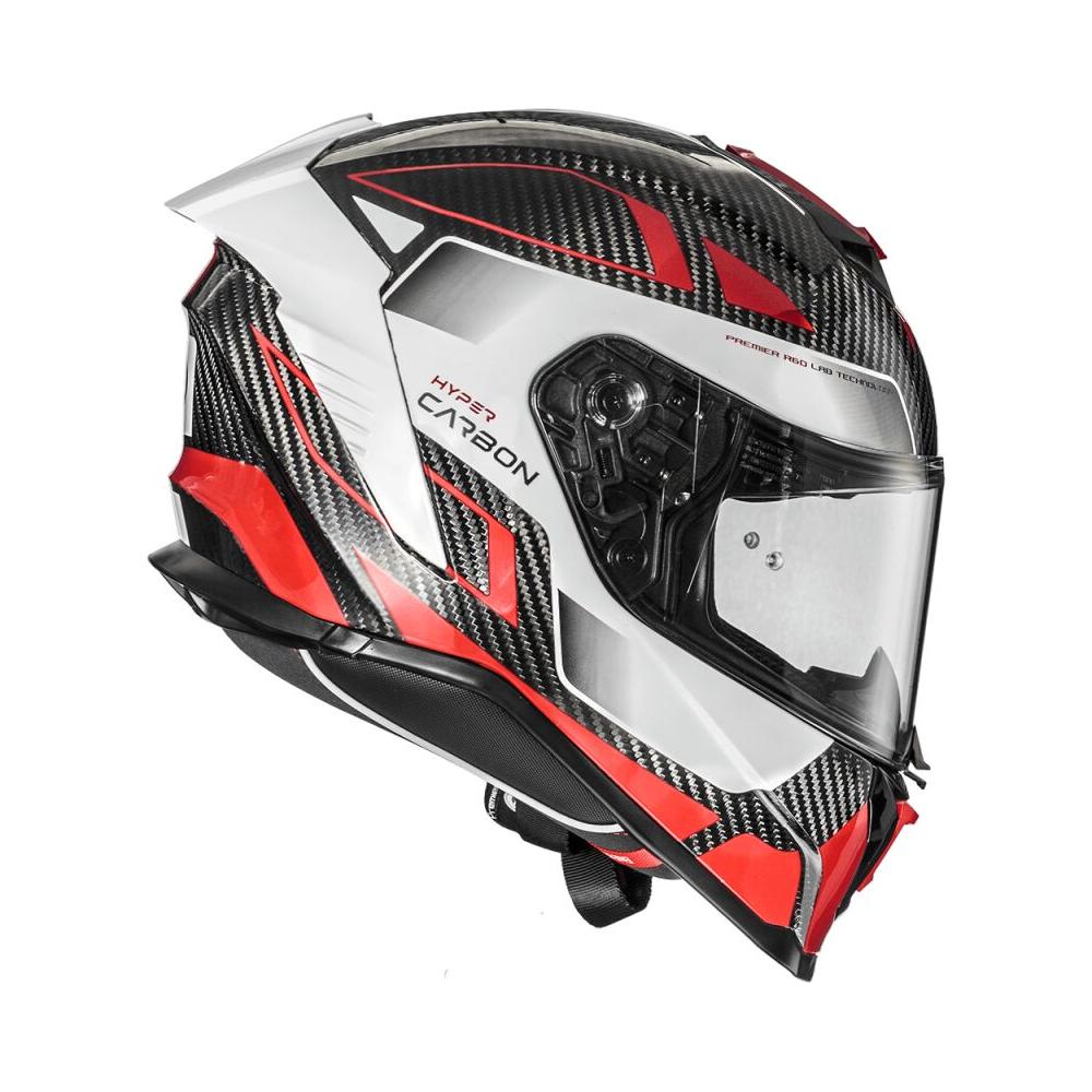 Premier Hyper Carbon TK 92 Full Face Helmet Red / White / Grey