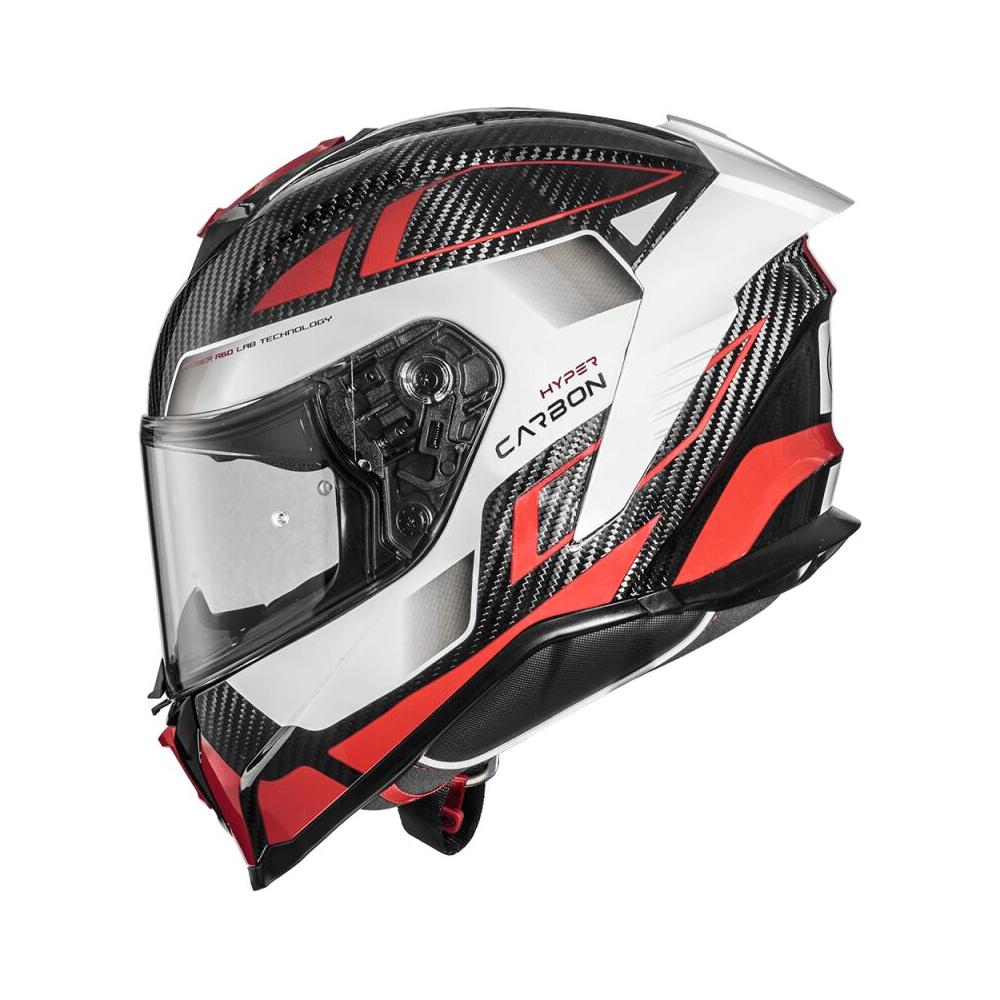 Premier Hyper Carbon TK 92 Full Face Helmet Red / White / Grey FREE 1 YEAR Returns, FREE UK Delivery | ThrottleChimp