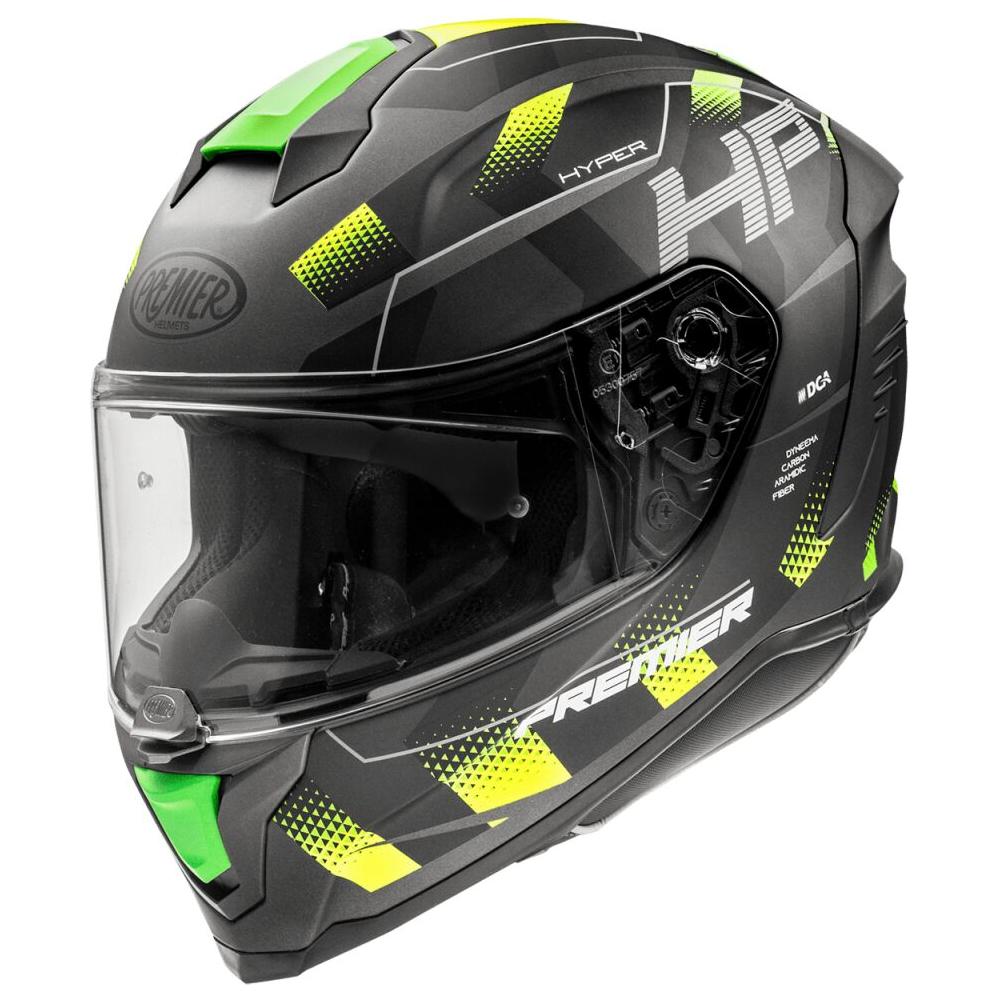 Premier Hyper HP 6 Full Face Helmet Matt Black / Grey