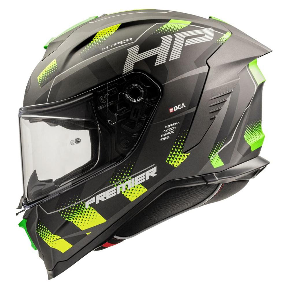 Premier Hyper HP 6 Full Face Helmet Matt Black / Grey